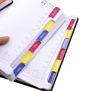 Stampa personalizzata <span class=keywords><strong>365</strong></span> <span class=keywords><strong>giorni</strong></span> morbida pelle PU A5 Planner quotidiano per Notebook rilegatura per cucire <span class=keywords><strong>con</strong></span> indice - Product Image 2