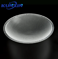 Diffuseur de lumière rond à haute intensité Feuille prismatique en polycarbonate Feuille de diffuseur d'abat-jour