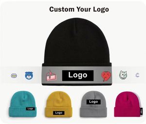 Gorros de Punto Acrílicos Unisex con Logotipo Personalizado Bordado en 60 Colores, Gorro de Invierno Cálido - Product Image 3