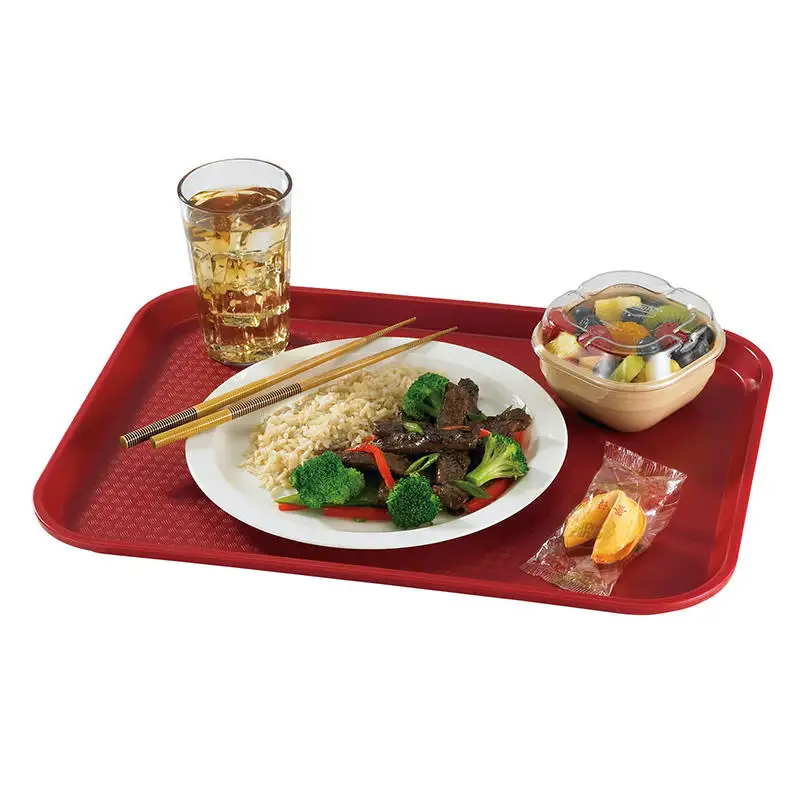 Cambro 1216FF Hotel Restaurant Plastic Abs Non-slip Serving Tray Fast Food Tray