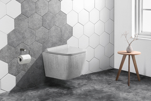 ห้องน้ำการออกแบบที่ไม่มีขอบแขวนผนังห้องน้ำชามเซรามิกสุขภัณฑ์ห้องน้ำ - Product Image 6