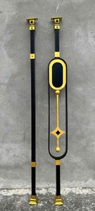 Conception de modèles 2D et 3D pour escalier architectural en fer forgé, d'origine vietnamienne, avec barres en acier de 14x14 mm - Product Image 3