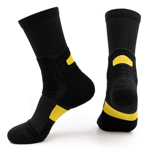 Fabricant de chaussettes de luxe personnalisées de haute qualité <span class=keywords><strong>en</strong></span> coton <span class=keywords><strong>mohair</strong></span> mélange <span class=keywords><strong>laine</strong></span> mérinos chaussettes de sport antidérapantes pour hommes pour le tennis - Product Image 2