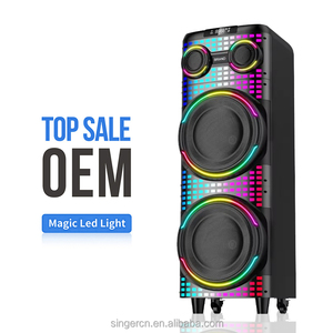 Altavoz DJ Doble de 12 Pulgadas, Altavoz TWS de Gran Potencia con Doble Micrófono Inalámbrico GD-2139 para Fiestas, Exteriores y Hogar - Product Image 2