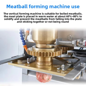 Máquina Comercial Automática para Formar Albóndigas de Acero Inoxidable, Máquina para Hacer Albóndigas de Carne de Res, Pescado y Cerdo para Restaurantes y Cantinas - Product Image 4