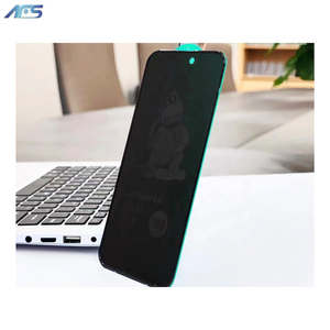 AFS Anti Spy Privacy 18D Airbag Turtle <span class=keywords><strong>Gorilla</strong></span> Protector de pantalla de vidrio templado para teléfono móvil para <span class=keywords><strong>iPhone</strong></span> 17 Air 16 15Plus Pro <span class=keywords><strong>Max</strong></span> - Product Image 2