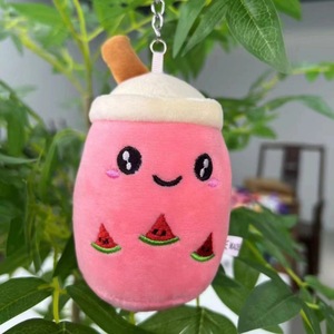 Fabricant de porte-clés en peluche personnalisés, petits, mignons, en coton doux, motif fruit, accessoire d'anniversaire, bouteille - Product Image 4