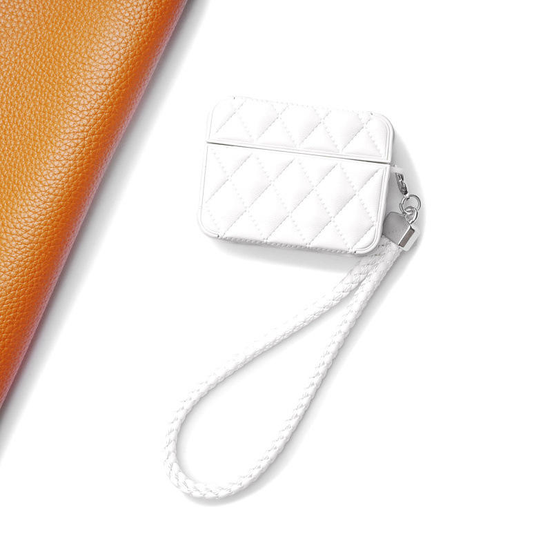 Diamante Caja Blanco Lanyard