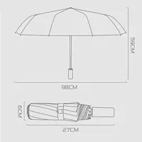Parapluie pliant manuel personnalisé avec logo, coupe-vent, protection solaire, compact, portable, pour voyage, promotionnel, vente en gros, directement de l'usine