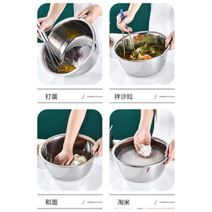 Stainless Steel <b>Vegetable</b> <b>Cutter</b> Set 24-30cm Grater Slicer Drain Basket <b>Multi</b> <b>Functional</b> For Kitchen Use - Product Image 4