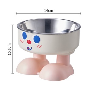 Bol surélevé en acier inoxydable de qualité supérieure - Gamelle antidérapante pour eau et nourriture pour animaux de compagnie - Product Image 3
