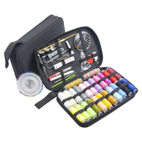 Kit de couture portable et écologique pour travaux d'aiguille DIY, mini format carré, ensemble complet pour enfants, cadeau fête des Mères, achat en gros