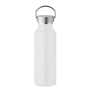 Bouteille isotherme en acier inoxydable de 500 ml avec logo personnalisé promotionnel, poignée en métal, design moderne et portable pour le sport et la remise en forme - Product Image 1