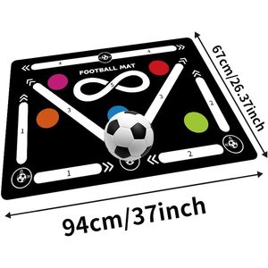 Tapis d'entraînement de football portable MD en caoutchouc pour usage intérieur, taille et couleur personnalisables, durable, antidérapant, améliore la vitesse - Product Image 5
