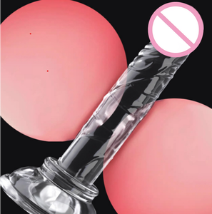 Vibratore in Cristallo Naturale di Alta Qualità, Grande, in Silicone Morbido, Dildo in Cristallo Artificiale per <span class=keywords><strong>Donne</strong></span> <span class=keywords><strong>e</strong></span> Uomini - Product Image 6