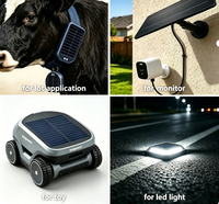 Panneaux solaires Sunpower Maxeon à haute efficacité 2w 5v, technologie SMT, module solaire de petite taille pour les applications de jouets, de suivi GPS et de IoT