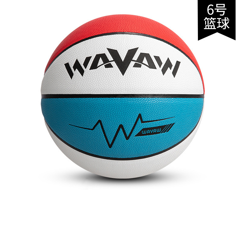 Pu  red, white and blue no. 6 women's/teenage basketball