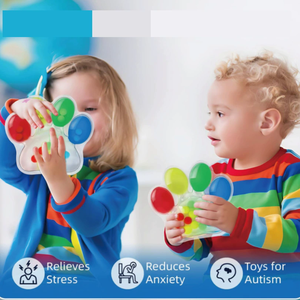 Actividades de aprendizaje preescolar, juego educativo de habilidades motoras finas, juguetes de clasificación de colores de flores, juguetes sensoriales para niños pequeños - Product Image 4