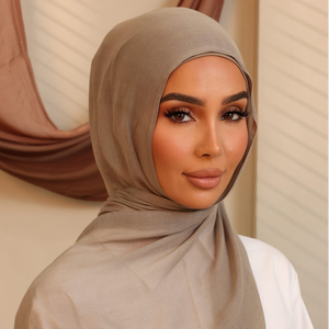 Eté Floral Modesty Color Blocking Imprimé Modal Hijab Écharpe Long Doux Tissé Châle Musulman Femmes Usage Quotidien Châle Traditionnel - Product Image 3