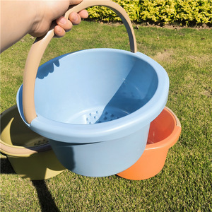 Bañera de plástico redonda grande y gruesa con puntos en relieve, bañera profunda portátil para uso doméstico - Product Image 4