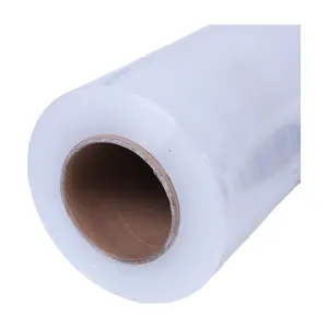 Mesin tangan plastik pembungkus melar transparan LLDPE Roll Film peregangan untuk kemasan