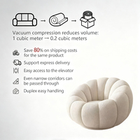 Canapé 2 places en mousse souple pour salons, fauteuil individuel pour loisirs et décoration intérieure, compression sous vide par Lazy Person
