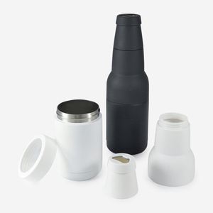 Vacuum Insulated Beer Bottle, <b>Double</b> <b>Wall</b> Stainless Steel Can with Bottle Opener, Thermal Cold Insulation Container for Beers - Product Image 6