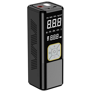 Compressor De Ar Do Carro Bomba De Ar Elétrica Portátil Inflator De Pneu De Carro Sem Fio Digital Display Bomba De Bola De Bicicleta Para Auto Acessórios