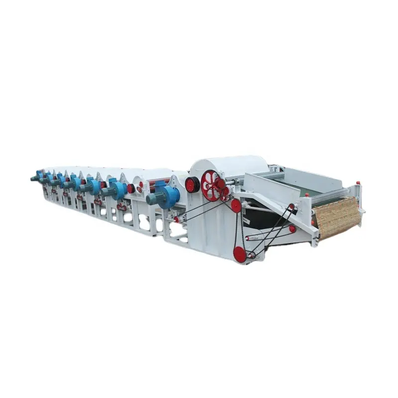 Neue industrielle Baumwoll-Abfall-Bekleidungs-Schreddermaschine Denim-Garn-Faser-Textilverarbeitung mit Motorgetriebe und PLC-Herstellungsstätte