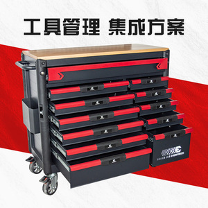 Everforce 12-Drawer Heavy Duty Tool Cabinet With Wheels Industrial Mobile Workshop Storage Cabinet - Product Image 3