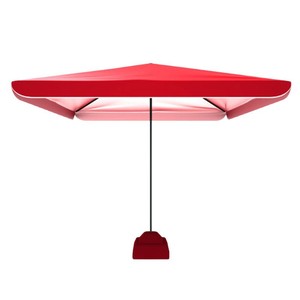 Factory Direct Sales Square Advertising Sun Protection Umbrella with Rain Function Customized Silver Coating Large Size Logo