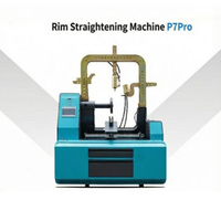 Machine à redresser les jantes P7Pro |   Tour de réparation de jantes en alliage de 10 à 28 pouces avec commande PLC et presse hydraulique de 10 tonnes