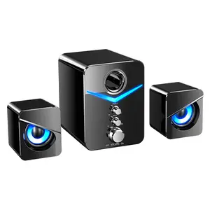 레트로 디스코 Hifi HD 사운드 미니 USB 2.1 멀티미디어 컴퓨터 블루투스 스피커 홈 시어터 시스템