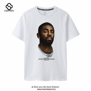 Camiseta de Estilo Americano para Hombre, Corte Regular, con Letras, Estrellas del Baloncesto, Rose, Morant, Curry, Paul George, Westbrook, Informal, Corta - Product Image 4