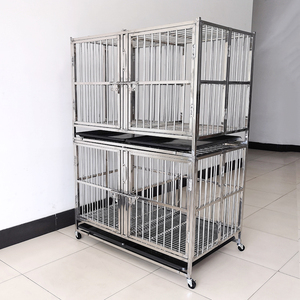 Cage à chien pliable en acier inoxydable robuste et écologique 2023, avec motif animal, pour toutes les saisons - Product Image 6
