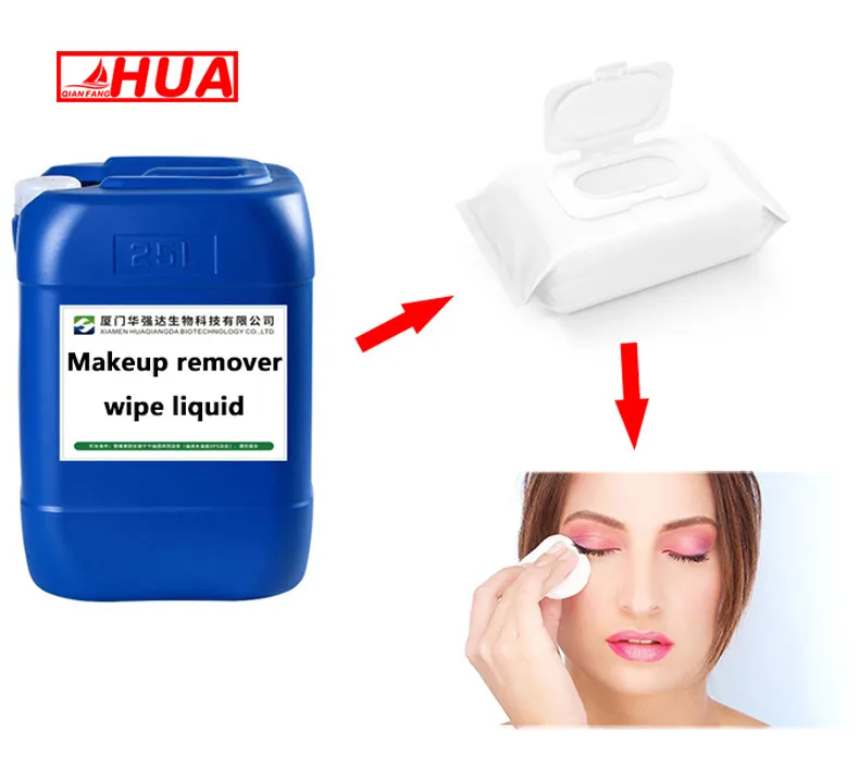 HUA Makeup Remover tisu basah Lotion cair untuk tisu produsen