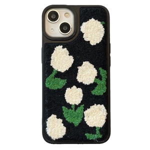 Funda Protectora Integral IVANHOE para iPhone 16 Pro Max con Estampado de Leopardo, 15 Pro con Estampado de Cebra, 14 con Bordado de Felpa - Product Image 3