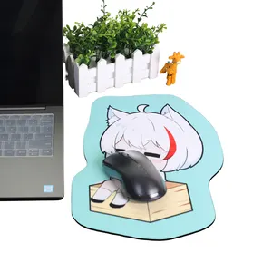 Fabrika fiyat çevre dostu tedarikçisi boş süblimasyon baskılı Mouse Pad özel Logo şekilli Mouse Pad