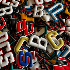 Pare-chocs de casque de baseball personnalisés avec adhésif 3M 2D 3D double bande pour les logos des équipes - Product Image 4