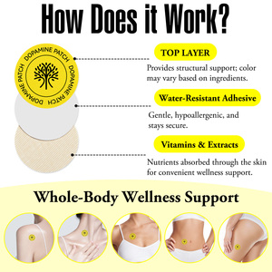 Acentiallabs 30 Stück Dopamin Transdermal-Pflaster Private Label Tägliche Motivationsunterstützung Fokus Dopamin-Nahrungsergänzungspflaster für Frauen - Product Image 4