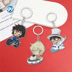 Porte-clés en alliage d'animation Ayihara Ai, personnage de dessin animé, pour sac d'enfant, vente en gros, porte-clés Detective <span class=keywords><strong>Conan</strong></span> - Product Image 3