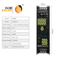 Alimentation à découpage linéaire haute performance BLD 400W 12V33.3A 24V16.6A pour éclairage LED et vidéosurveillance industrielle