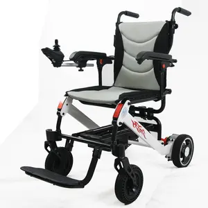 2022 new product best selling Upgrade Brushless Folding Lightweight Portable Foldable Light Electric Power Wheelchair