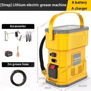 Factory Outlet Lithium Battery Electric Grease Gun High Pressure Electric Grease Gun New Type Automatic Rechargeable Grease Gun