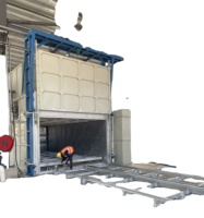 Four de traitement thermique à profilés en aluminium à 12 cadres, 72KW 380V PLC T5 T6, pour l'Afrique