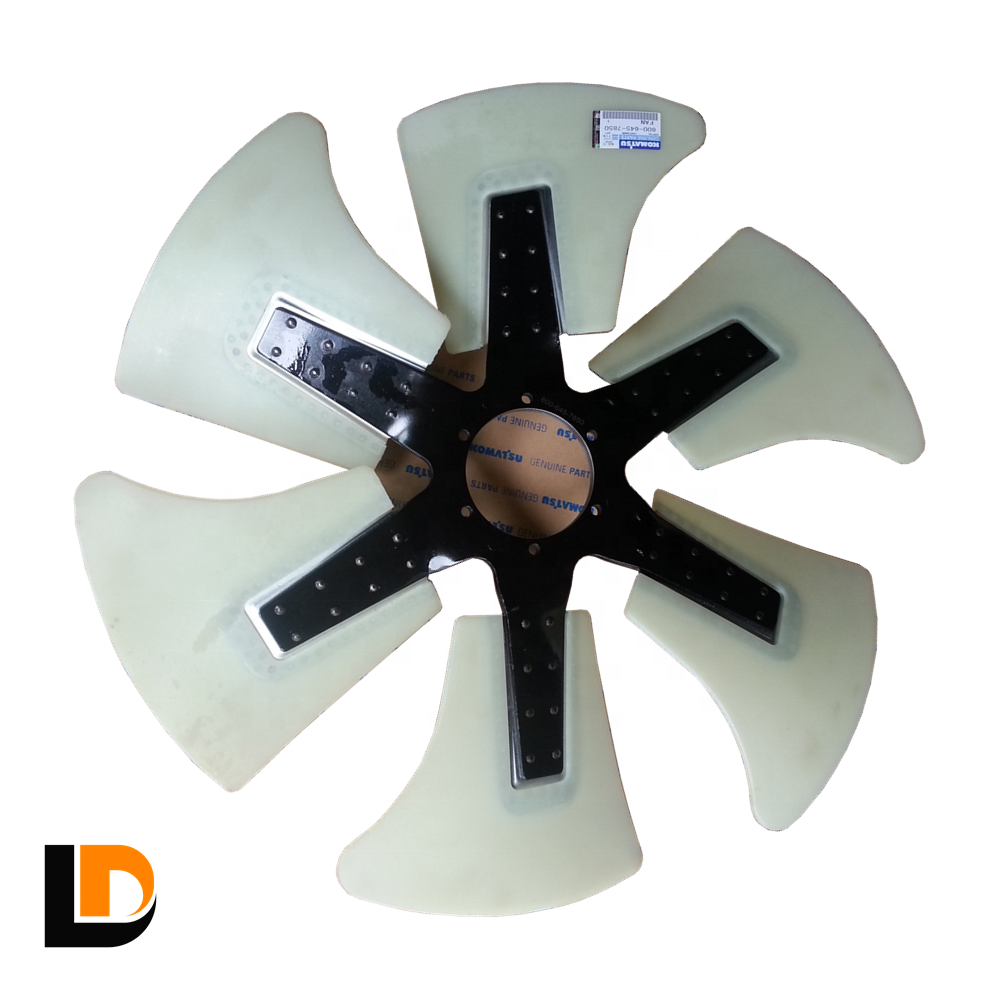 600-645-7850 FAN için KOMATSU WA430 WA450 WA470 WA480 PC1250 D65
