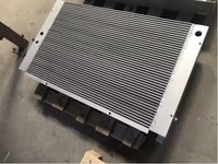 Refroidisseur ventilateur échangeur de chaleur radiateur de refroidissement 100007671 vis pièces de compresseur d'air