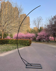 2025 vente chaude étage lustre cintre gâteau support demi-cercle arc lustre avec support pour décoration de <span class=keywords><strong>mariage</strong></span> - Product Image 2