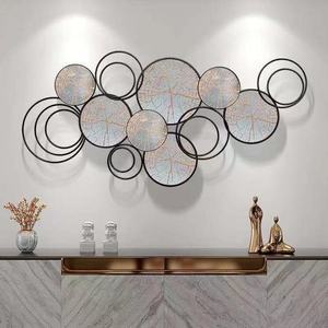 Espejo Decorativo de Pared Grande de Lujo 138x66cm, Artesanía de Metal Dorado, Decoración para el Hogar, Precio de Fábrica y Dropshipping - Product Image 2