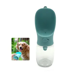 Waterl Bottle For Pets Pet Self Dog Food Bowl Slow Eat Ceramic Small Intelligent Feeder Silicone Box Folding Blue Collapsible